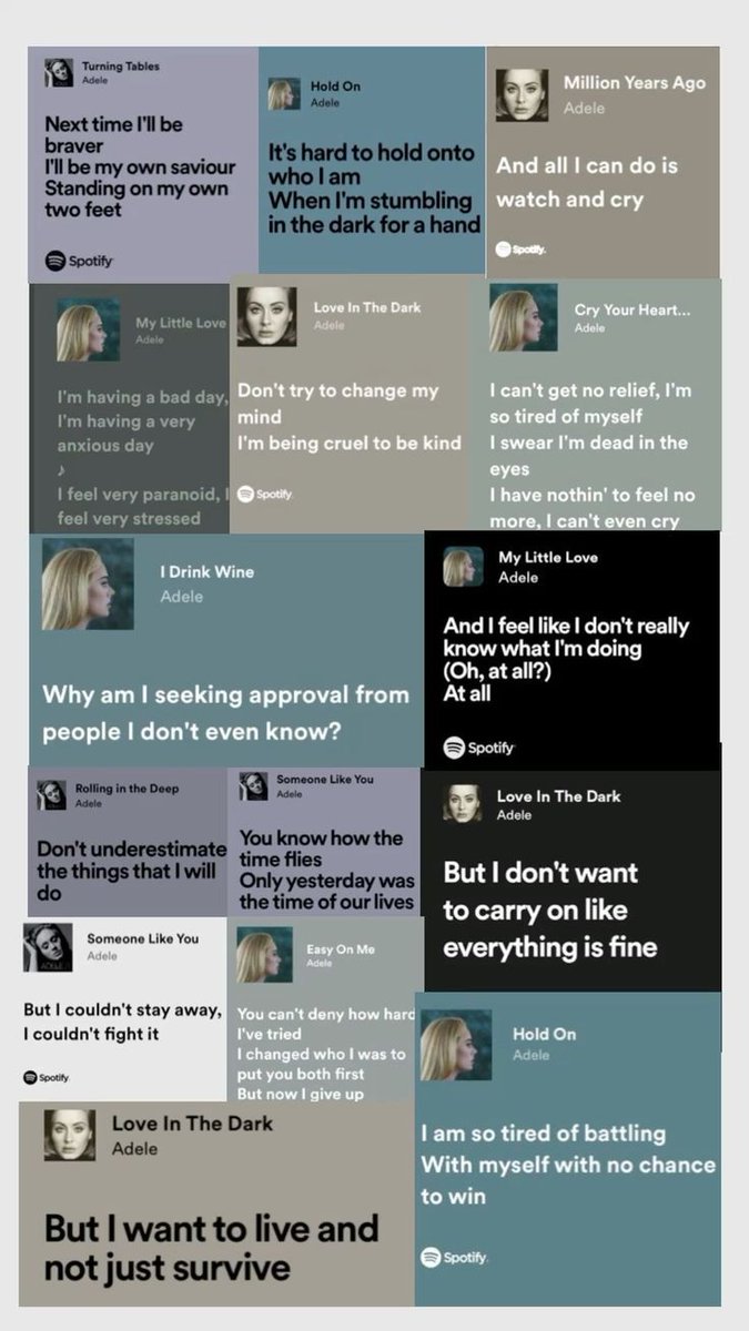DellyBlueA's tweet photo. All of Adele's lyrics tells a part of her life 

#Adele #Daydreamer https://t.co/jwgECewJAx