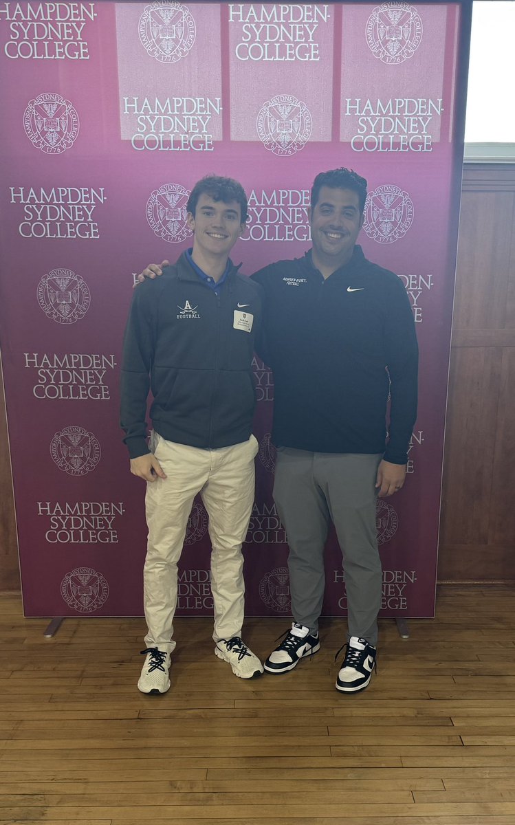 Jack Lee (@16jacklee) on Twitter photo Had a great visit at Hampden-Sydney! Thank you <a href="/Coach_Luvara/">Vince Luvara</a> and <a href="/ZachZullinger/">Zach Zullinger '07</a> !
<a href="/AtleeFootball/">Atlee Football</a> <a href="/CoachMattGray/">Matt Gray</a> <a href="/FOAtlFootball/">Friends of Atlee Football</a> <a href="/undefeatedqbt/">Undefeated Quarterback Training</a> <a href="/mdotbell_/">Malcolm Bell</a> <a href="/mfarrellsports/">Mike Farrell</a> Had a great visit at Hampden-Sydney! Thank you <a href="/Coach_Luvara/">Vince Luvara</a> and <a href="/ZachZullinger/">Zach Zullinger '07</a> !
<a href="/AtleeFootball/">Atlee Football</a> <a href="/CoachMattGray/">Matt Gray</a> <a href="/FOAtlFootball/">Friends of Atlee Football</a> <a href="/undefeatedqbt/">Undefeated Quarterback Training</a> <a href="/mdotbell_/">Malcolm Bell</a> <a href="/mfarrellsports/">Mike Farrell</a>