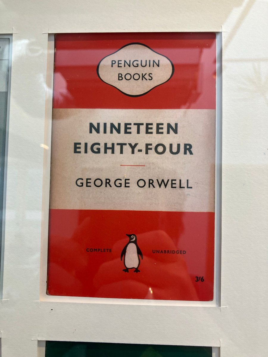 NathanBgood's tweet photo. Hmmm. Don't remember the scene with the penguin in 1984. https://t.co/op2ZhkeFHz