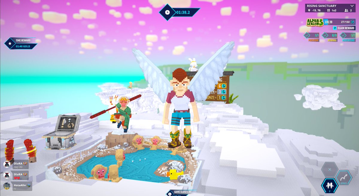 Who can fly faster than me? Try to beat me in <a href="/TheSandboxGame/">The Sandbox</a>  tsbga.me/TheSandbox #AlphaSeason5