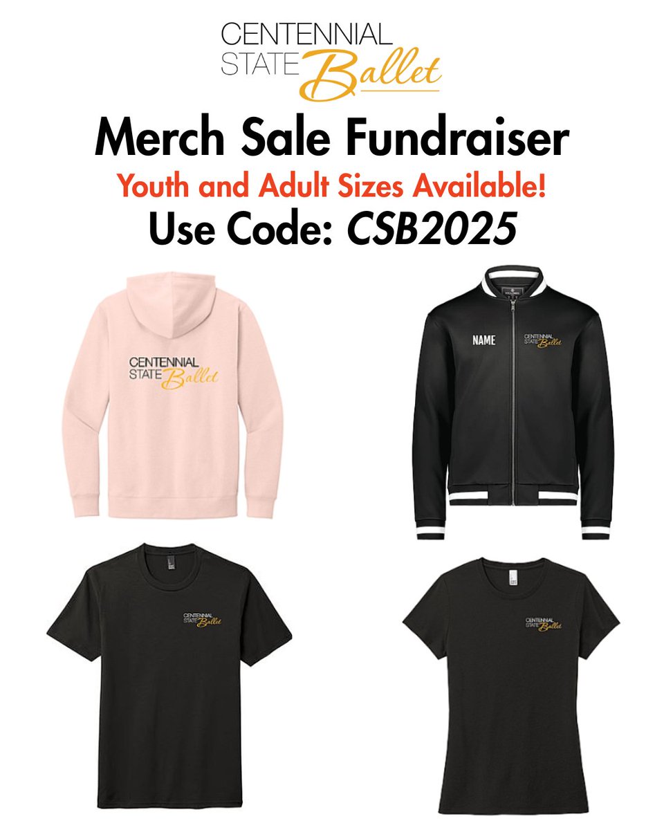 The CSB Merch Sale is being extended 2 days! You have until April 20th at 11:59PM to get your merch orders in!⁠
⁠
Use code CSB2025 when you go to skazmacustomapparel.itemorder.com/shop/