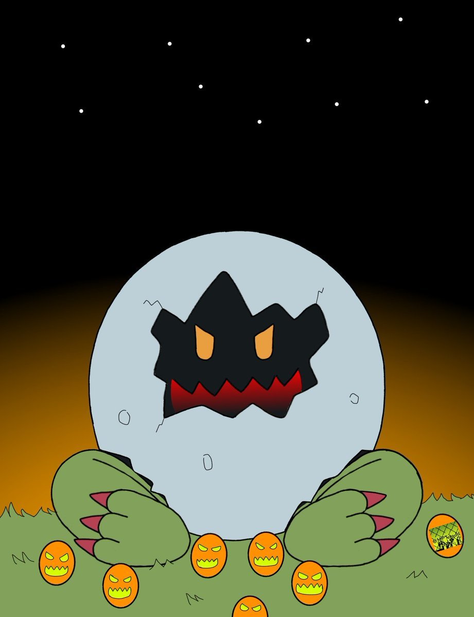 JackO_MP's tweet photo. Digitamamon bein the champion for these eggs on the dark sky
Happy Easter/Halloween with this spooky egg hehehehe🎃
#Digimon #Digitamamon https://t.co/AX7krNVR9s