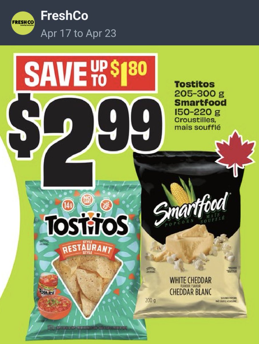 PGK_Keychains's tweet photo. 📢  Hot Deals in Barrie! 🔥 at FreshCo

🔻 TOSTITOS CHIPS $2.99 at #FreshCo

🥩 Eye of Round Roast BEEF $4.88/lb (10.76/kg)

🍇 GRAPES $1.49/lb (3.28/kg)

🐄 SOUR CREAM 500ml $2.49

Thu Apr 17 - Wed Apr 23

#Barrie #Orillia #DealsInBarrie @Tostitos #Easter2025 #Easter🐰 https://t.co/vlQuTvP5qN