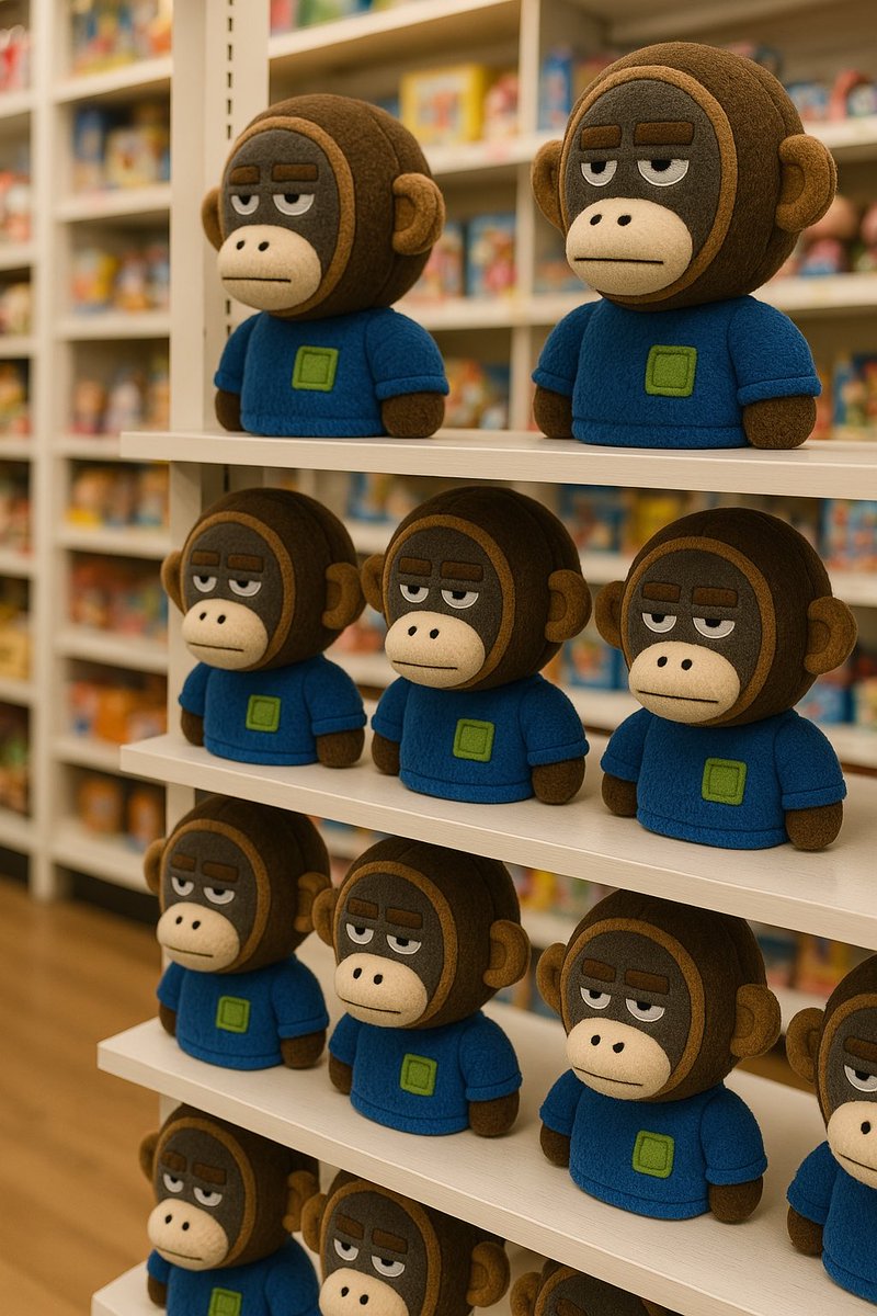 Anything <a href="/LucaNetz/">Luca Netz 🐧✳️</a> can do with Pudgy Penguins, I can do with my <a href="/OnChainMonkey/">OnChainMonkey®</a> Dimension! ✨😉

FITZY plushies coming to a <a href="/Walmart/">Walmart</a> near you 🧸

!RISE