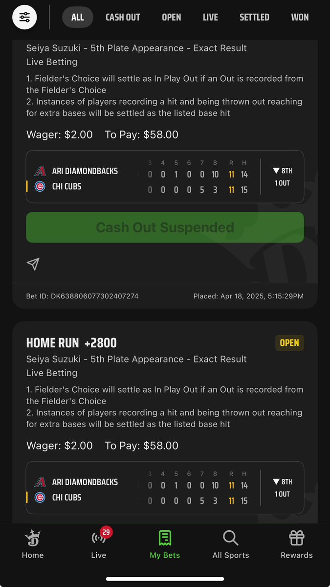 MoneyMakingDK's tweet image. The homes runs are going wild today!!!!! #MoneyMakingMachine 💪🏻🥵🫡💵💸💰🤑 #DraftKings #fanduel #SportsGambling  #sportbet