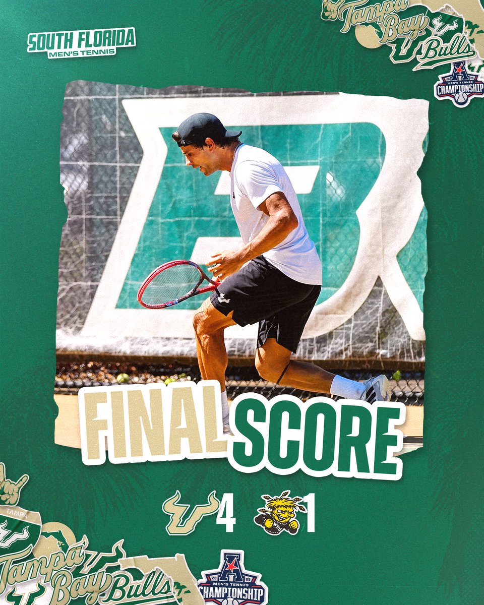 No. 1 South Florida advances to the Semifinals..see you tomorrow Bulls🔥

#HornsUp🤘