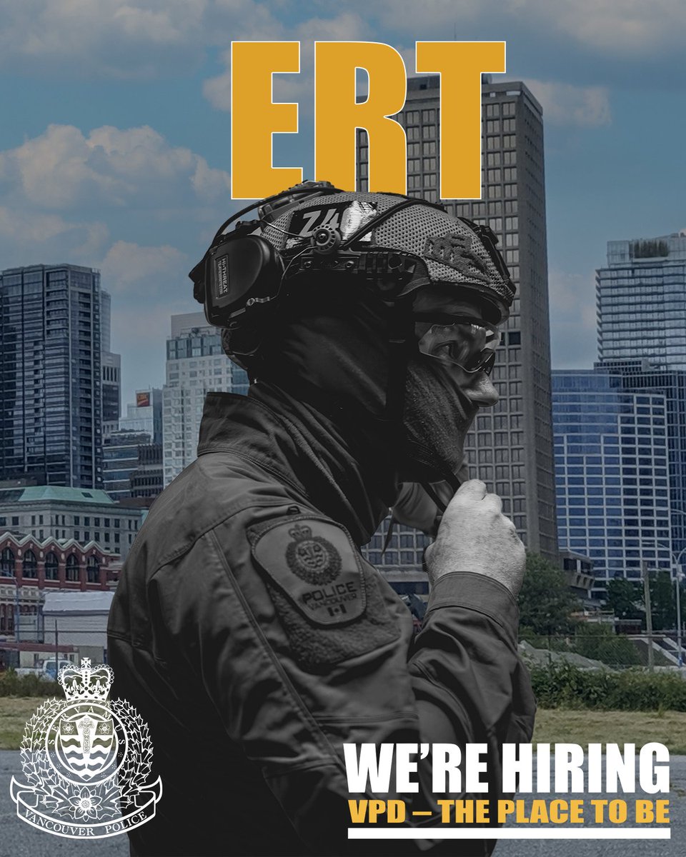 VPD Recruiting (@vpdrecruiting) on Twitter photo .<a href="/VancouverPD/">Vancouver Police</a> has over 100 specialized positions in-house including our Emergency Response Team (ERT). While many agencies in #BC rely on shared services, #VPD #ERT members are always ready to respond and keep our city safe.
Interested in joining? Visit JoinVPD.ca .<a href="/VancouverPD/">Vancouver Police</a> has over 100 specialized positions in-house including our Emergency Response Team (ERT). While many agencies in #BC rely on shared services, #VPD #ERT members are always ready to respond and keep our city safe.
Interested in joining? Visit JoinVPD.ca