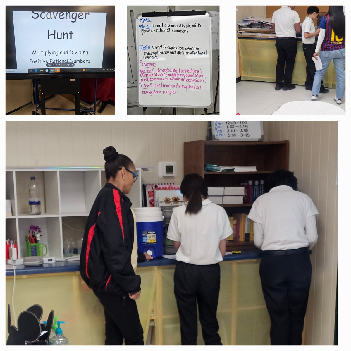 <a href="/maeccaeduc/">Dr. Mae Read</a>, <a href="/Acuna008/">Acuna</a>, <a href="/cerecerez5/">Lorena</a>,<a href="/ChristineGleas1/">Christine Gleason</a>, <a href="/lmhnavariz/">Lisa Navariz</a>, <a href="/lponce16/">Laura Ponce</a>, <a href="/Rodolfo04838286/">Rodolfo Martinez</a>. CCA 6th Grade Academy students participate in a scavenger hunt involving multiplying and dividing rational numbers.