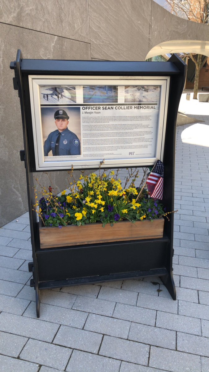 cppoa1969's tweet photo. Today our officers joined @MITPolice and other partner agencies at the Officer Sean Collier Memorial to mark the 12th anniversary of his passing. https://t.co/QkW7aiV5lC