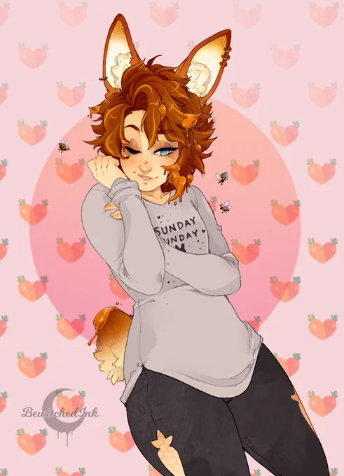  BUN COMMS Flat 220 • Open through 4/25Have any human or anthro OC transformed into a bunnified version of themselves! Thigh-Up Flat Colored Drawn in the official Sunday Bunday gear COMMENT "CLAIM" BELOW if INTERESTED (R•Ts always appreciated) 