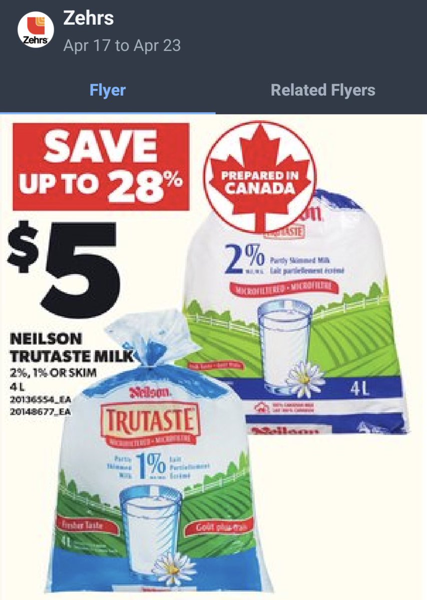 PGK_Keychains's tweet photo. 📢  Hot Deals in Barrie! 🔥 at Zehrs

🐄 Neilson MILK 4L $5 at #Zehrs

🦞 LOBSTER (10-14oz) $12ea

🧊🍓PC Frozen FRUIT (300-600g) $4

🥧 8" PIES $6ea (+ 1,000pts = $1)

Thu Apr 17 - Wed Apr 23

#Barrie #Orillia #DealsInBarrie #Easter2025 #Easter🐰 https://t.co/OnX5ul67Vv
