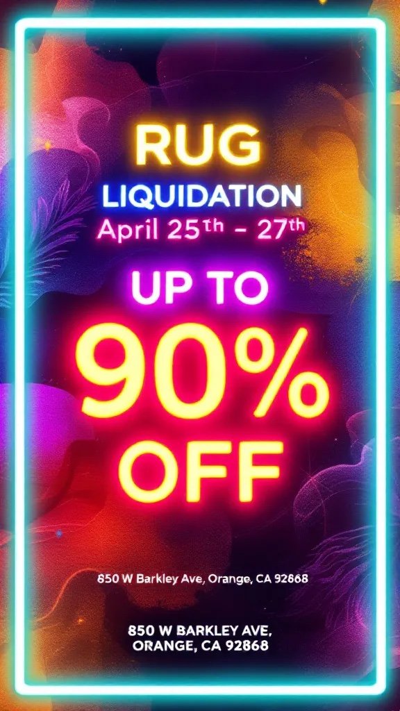 Hey SOCAL! Get ready for an awesome event that’s sure to bring some excitement to your space! It’s happening from April 25th to April 27th, and it’s open from 10 am to 7 pm. The event is located at 850 W Barkley Ave, Orange, CA 92868. 
#SOCAL 
#OC 
#ORANGECOUNTYCA
#FORYOU