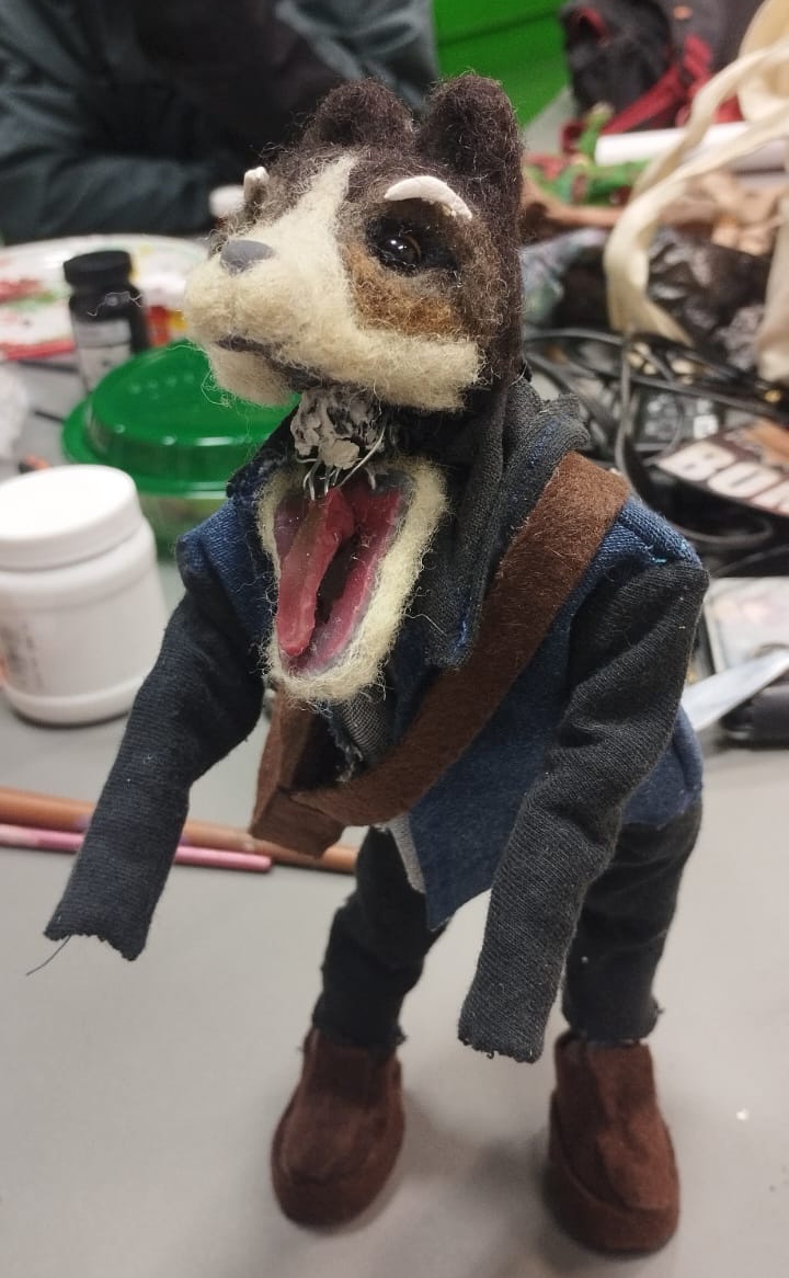 ahiru_catt's tweet photo. Que la animación exprese el mundo en mi cabeza ✨

Lobito de Stop-motion para animación ✨ https://t.co/uoVzInf0fI