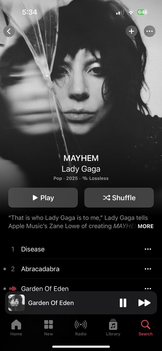 only on track 3 and this is the best album of 2025