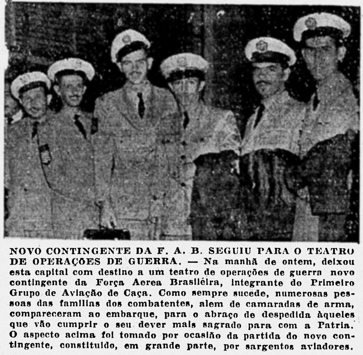 sentandoapua's tweet photo. Notícias da 2ª Guerra: 22ABR1944-Mais um contingente da Força Aérea seguiu para o front https://t.co/hXw3I7DjJp
#ABR44 #DiarioDeNoticias #WWII #FAB #front #contingente @fab_oficial https://t.co/ljp71wWg8Z