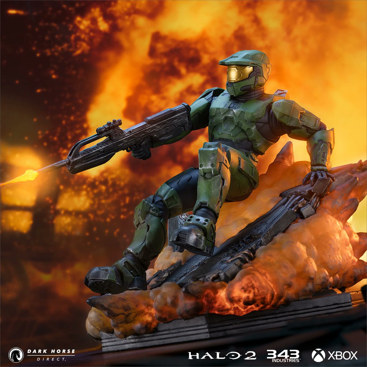 infinite_mcc's tweet photo. Dark Horse Direct | Halo 2: Master Chief 20th Anniversary Statue https://t.co/SmhBFhPNfo