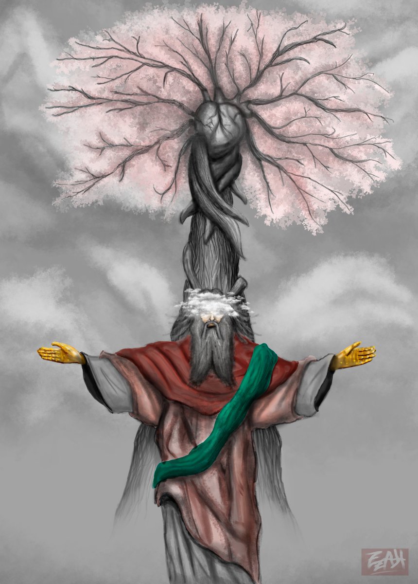 MildlyOKK's tweet image. God and the Tree of Life
#art #ultrakill #conceptart #fanart