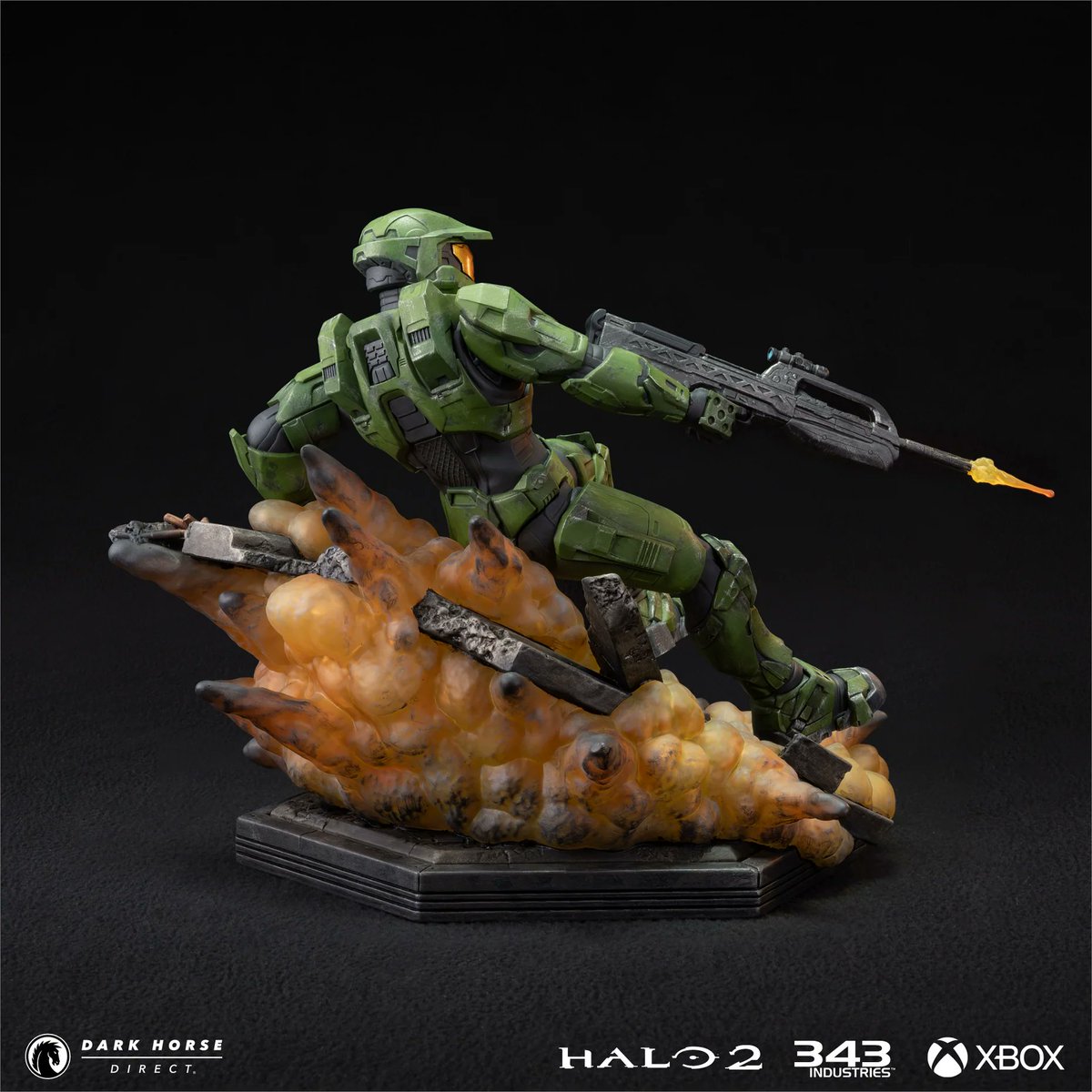 infinite_mcc's tweet photo. Dark Horse Direct | Halo 2: Master Chief 20th Anniversary Statue https://t.co/SmhBFhPNfo
