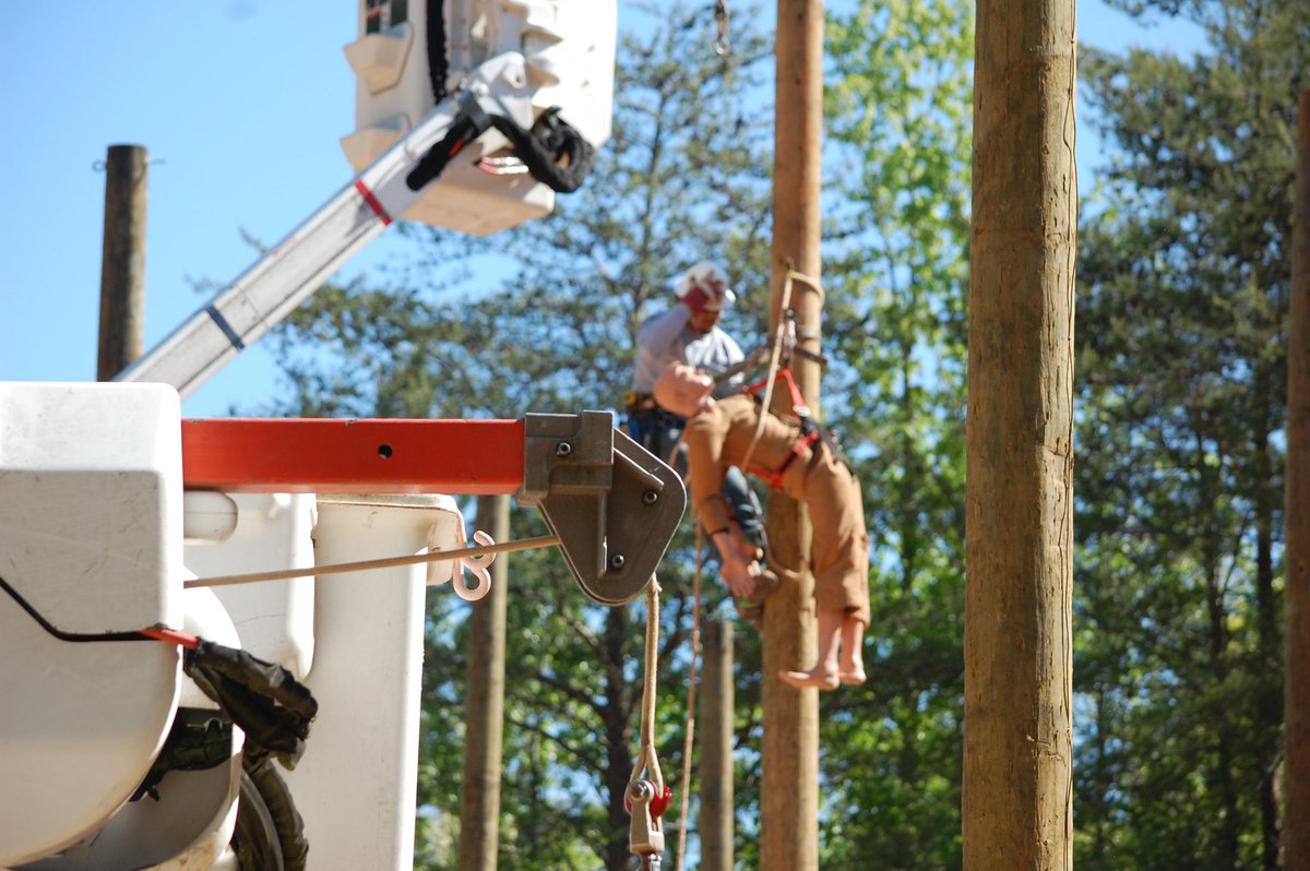 Today is National Lineman Appreciation Day &amp; what better day  to recognize our Clover CTE Utility Line Worker students who participated in the annual ULW Rodeo yesterday at The Floyd D. Johnson Center which showcases the skills these students have learned throughout this year!