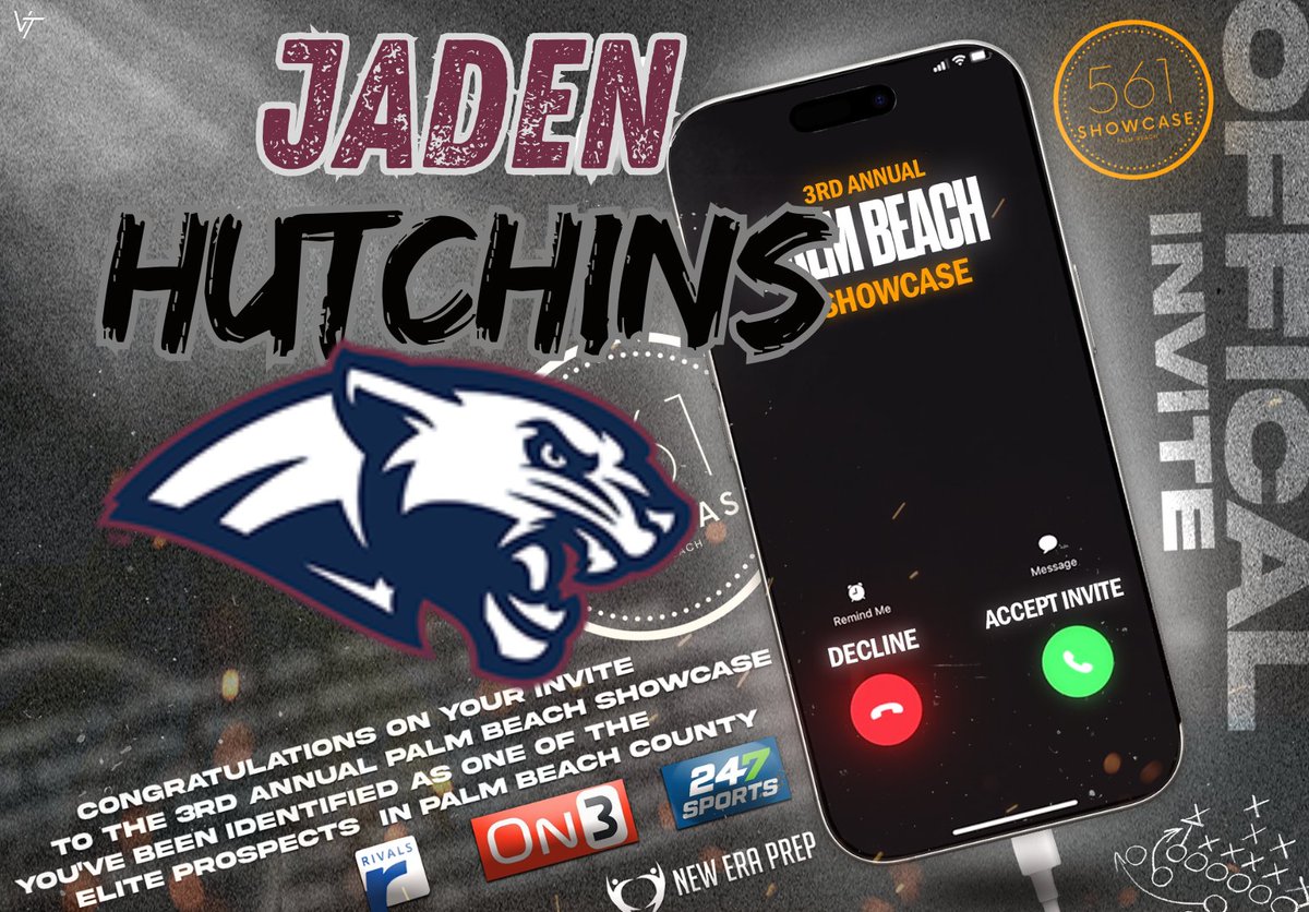 I will be attending the 2025 (561) Palm Beach Showcase Camp.  Looking forward to the competition. <a href="/561showcase/">561 Sports</a> @coachgadjacobs @neweraprep <a href="/Snausy54/">Alex Malsbury</a> <a href="/CoachRayG/">Ray Gordon</a> <a href="/CoachWSmith1/">Willie Smith</a>