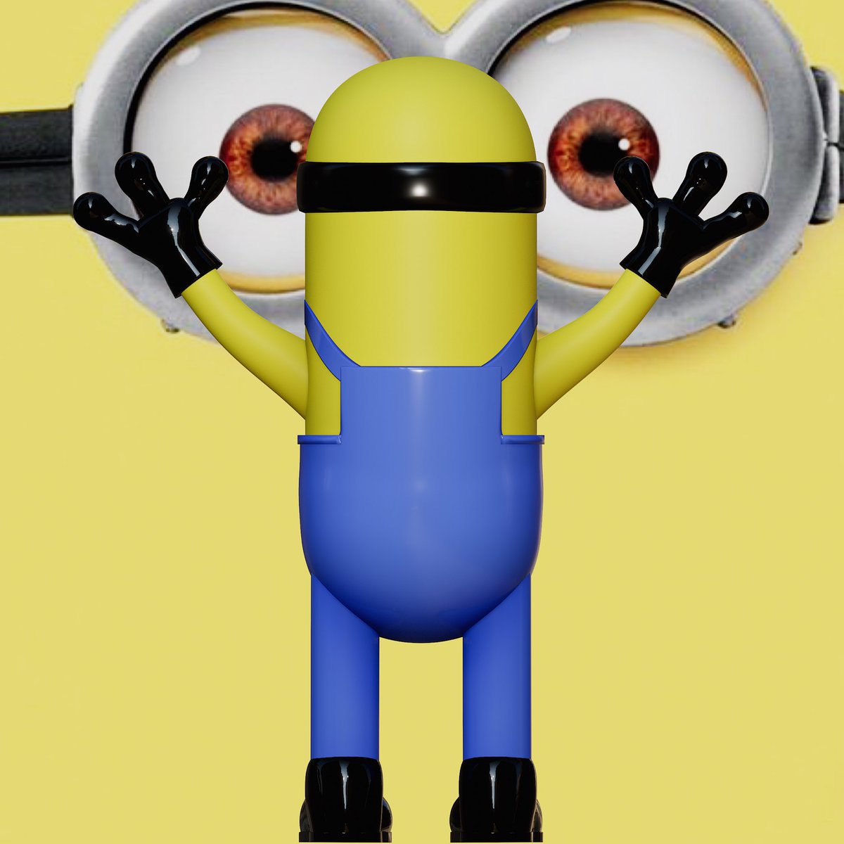 UnrealVisionz_'s tweet photo. Made a Minon today from Despicable Me! 🟡

What do you think?

@DespicableMe 

#minon #minons #despicableme #3DModel #FanArt #3DArt #Animation #DigitalArt #3DModeling #Render #CartoonArt #3d #3dprint #3dprintingcommunity #3dprintedmodels #3drender #3dprintedtoy #nomadsculpt https://t.co/lcBvgwt8LR