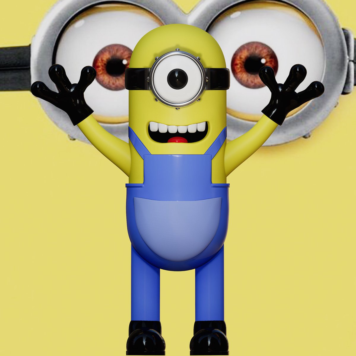 UnrealVisionz_'s tweet photo. Made a Minon today from Despicable Me! 🟡

What do you think?

@DespicableMe 

#minon #minons #despicableme #3DModel #FanArt #3DArt #Animation #DigitalArt #3DModeling #Render #CartoonArt #3d #3dprint #3dprintingcommunity #3dprintedmodels #3drender #3dprintedtoy #nomadsculpt https://t.co/lcBvgwt8LR