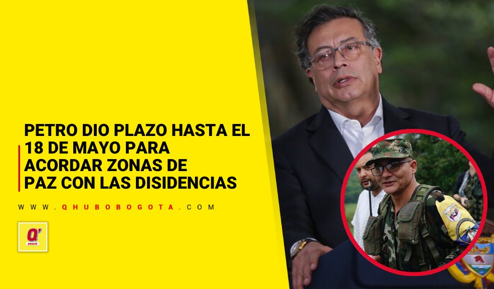 digital_bo70600's tweet photo. #AsíPasó El presidente Petro dio plazo hasta el próximo 18 de mayo para acordar zonas de concentración y territorios de paz.
https://t.co/StNHSt7qie https://t.co/GXnXebRX2L
