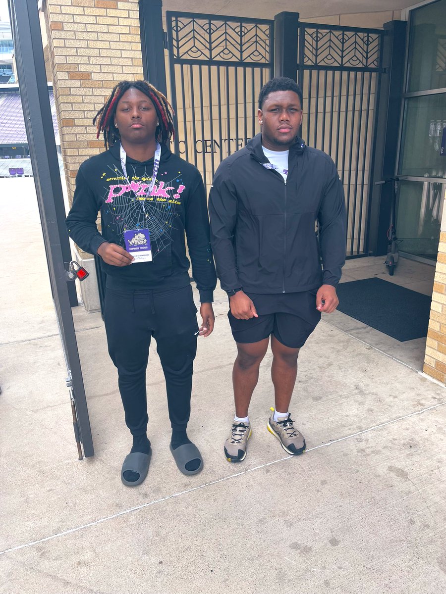 Xavier Muhammad (@xaviermuhamma24) on Twitter photo Family atmosphere and great vibes! Thanks again TCU 🐸! <a href="/_CoachJmac/">JaMarkus McFarland🦍😤</a> <a href="/CoachSonnyDykes/">Sonny Dykes</a> <a href="/lauren_craine/">Lauren Craine</a> <a href="/BGChrisOwens/">Chris Owens</a> <a href="/DeMarcoJenkins_/">DeMarco Jenkins</a> <a href="/TylerOlker/">Tyler Olker</a> <a href="/CoachIosefa/">jordan iosefa</a> <a href="/J8destinedtbg/">Jarred Washington</a> <a href="/CamHall267605/">Cameron Hall</a> Family atmosphere and great vibes! Thanks again TCU 🐸! <a href="/_CoachJmac/">JaMarkus McFarland🦍😤</a> <a href="/CoachSonnyDykes/">Sonny Dykes</a> <a href="/lauren_craine/">Lauren Craine</a> <a href="/BGChrisOwens/">Chris Owens</a> <a href="/DeMarcoJenkins_/">DeMarco Jenkins</a> <a href="/TylerOlker/">Tyler Olker</a> <a href="/CoachIosefa/">jordan iosefa</a> <a href="/J8destinedtbg/">Jarred Washington</a> <a href="/CamHall267605/">Cameron Hall</a>