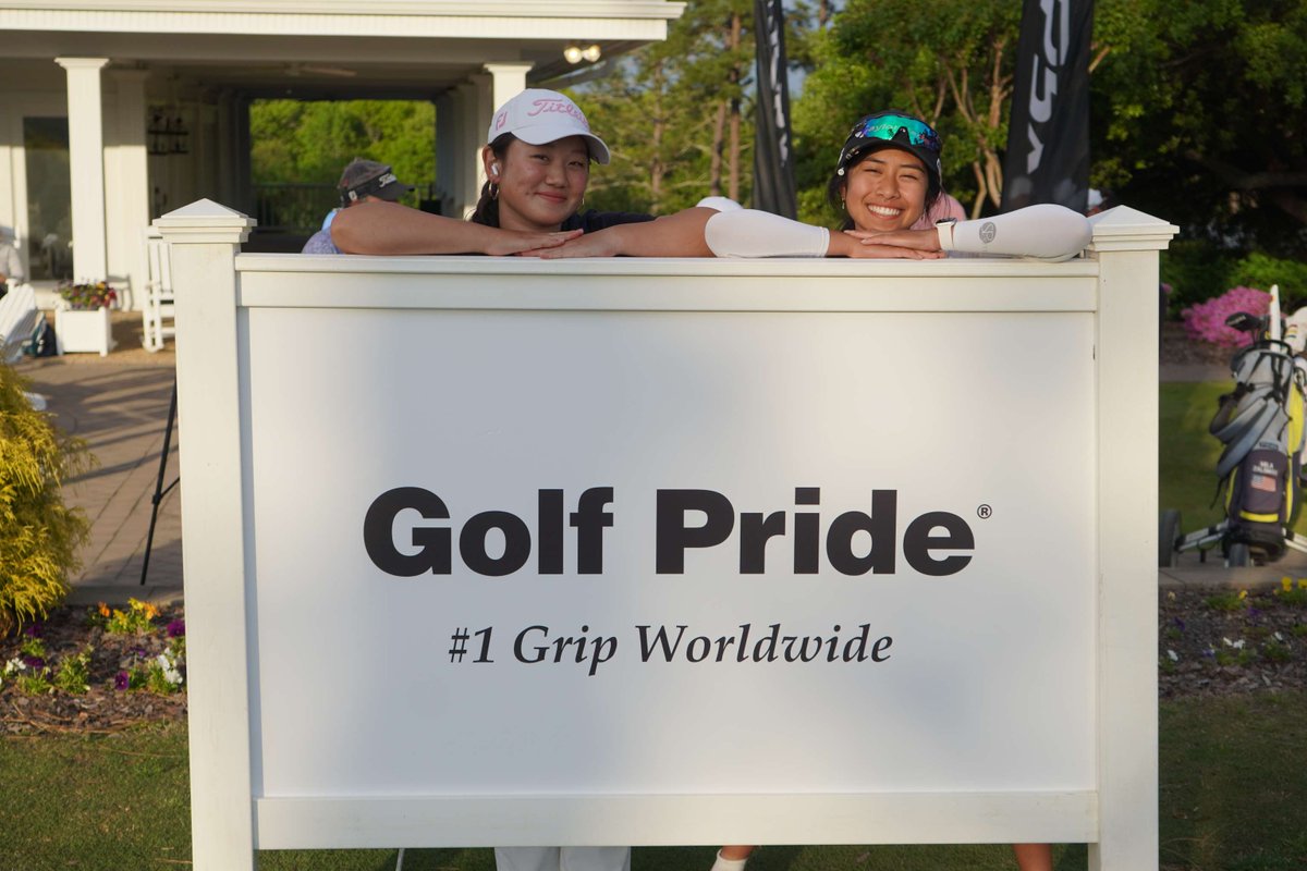 AJGAGolf's tweet photo. Getting dialed with @golfpridegrips 🏌️‍♀️

Big thanks to Golf Pride for coming out to the #TP5JAS! https://t.co/jszrtI8kOA