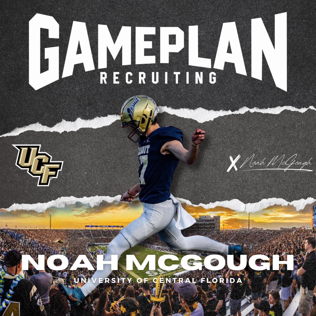 COMMITTED! 🔥🔥🔥

<a href="/TheNoahMcGough/">Noah McGough (2025)</a> 
<a href="/UCF_Football/">UCF Football</a> 

#GamePlanRecruiting
