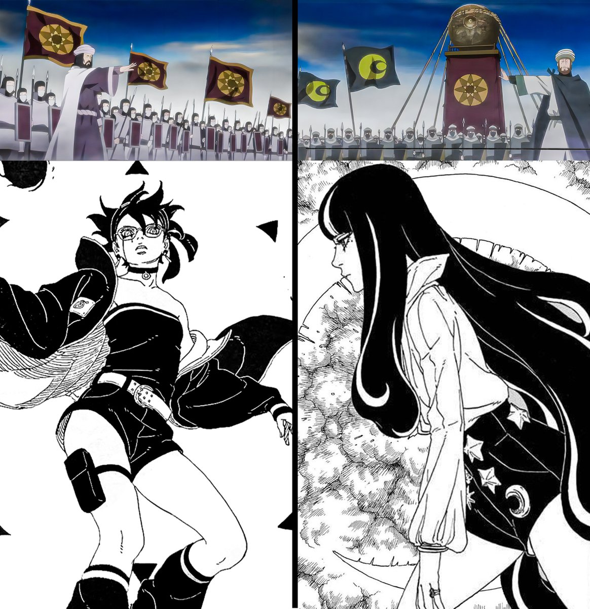 BoltTBV's tweet photo. Sarada vs Eida would move Mountains!

#BORUTO https://t.co/4l9yzOgWLm