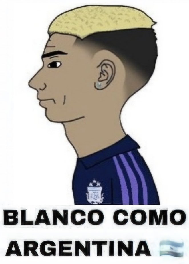 HacheHache88's tweet photo. @rodrigantzz @argdefender el porcentaje de blancos en el tuyo es bastante más alto que en el mío, sí… eso no hace que haya “ningún” colombiano blanco, así como no se puede decir que no hay ningún argentino indígena, desde siempre han habido argentos así, desde antes de la actual situación migratoria suya https://t.co/PMVmttmPV9