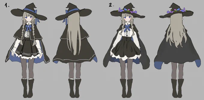 I need help!! Which one do you like better? 2 Is more closely based on the oc art in my banner, but I like them both! (Poll below)