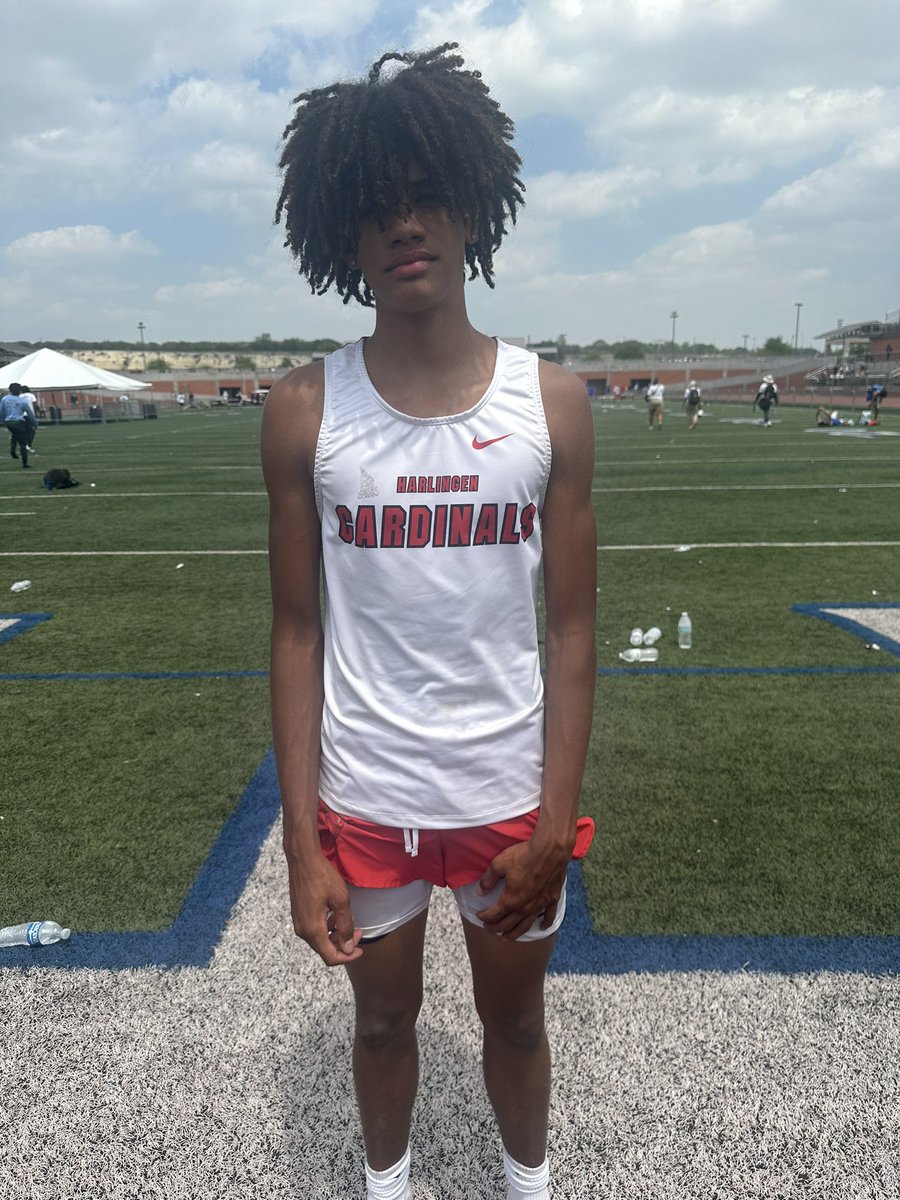 Harlingen CISD Athletics (@hcisd_athletics) on Twitter photo Congratulations to Harlingen High’s Jyazian Moore for earning 2nd place in the 6A Boys Long Jump at the Region IV Track & Field Meet held at Heroes Stadium in San Antonio!
With an incredible jump of 23 feet, 3.25 inches, Jyazian is officially a State Qualifier in Long Jump! Congratulations to Harlingen High’s Jyazian Moore for earning 2nd place in the 6A Boys Long Jump at the Region IV Track & Field Meet held at Heroes Stadium in San Antonio!
With an incredible jump of 23 feet, 3.25 inches, Jyazian is officially a State Qualifier in Long Jump!