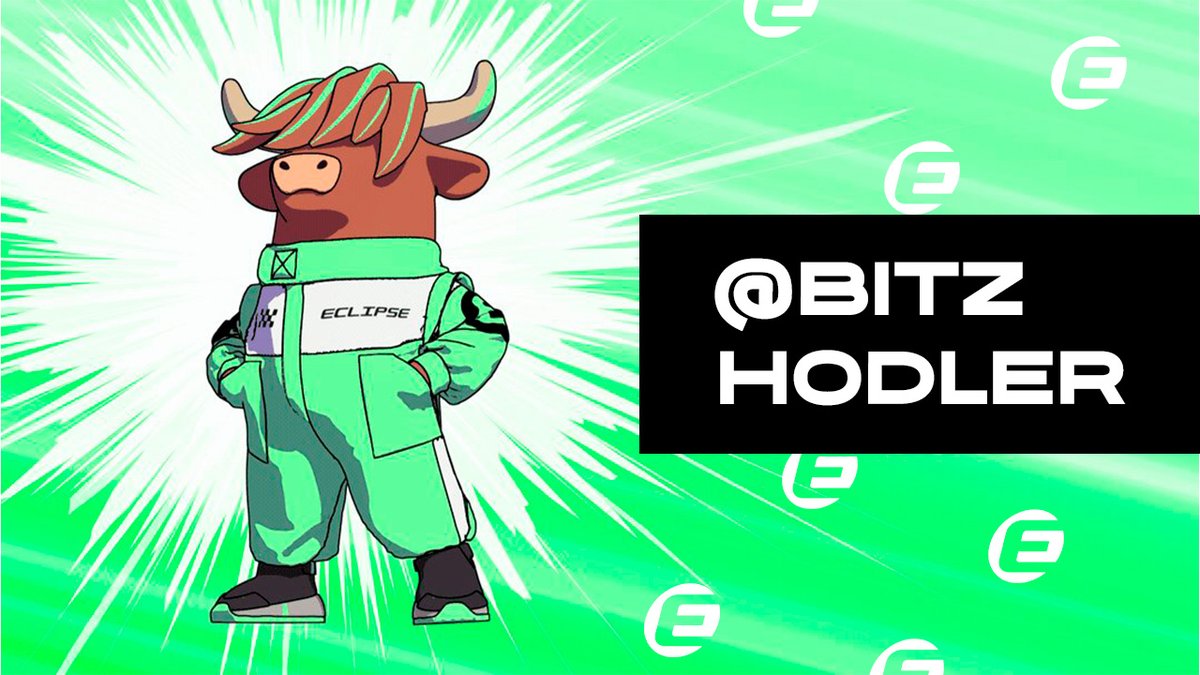 𝗚𝘀𝘃𝗺 🐽
<a href="/EclipseFND/">Eclipse</a>
<a href="/Alucard_eth/">Purchased Alucard</a> 

If you hold at least 1 BITZ, you can now claim the <a href="/BITZ/">Bitz</a> HODLER discord role.

It is not known how long it will be possible to get this role, so hurry!

#Eclipse #NFT #Sol #ETH #Art #EclipseSVM #turbotap #Gsvm #Crypto #Web3