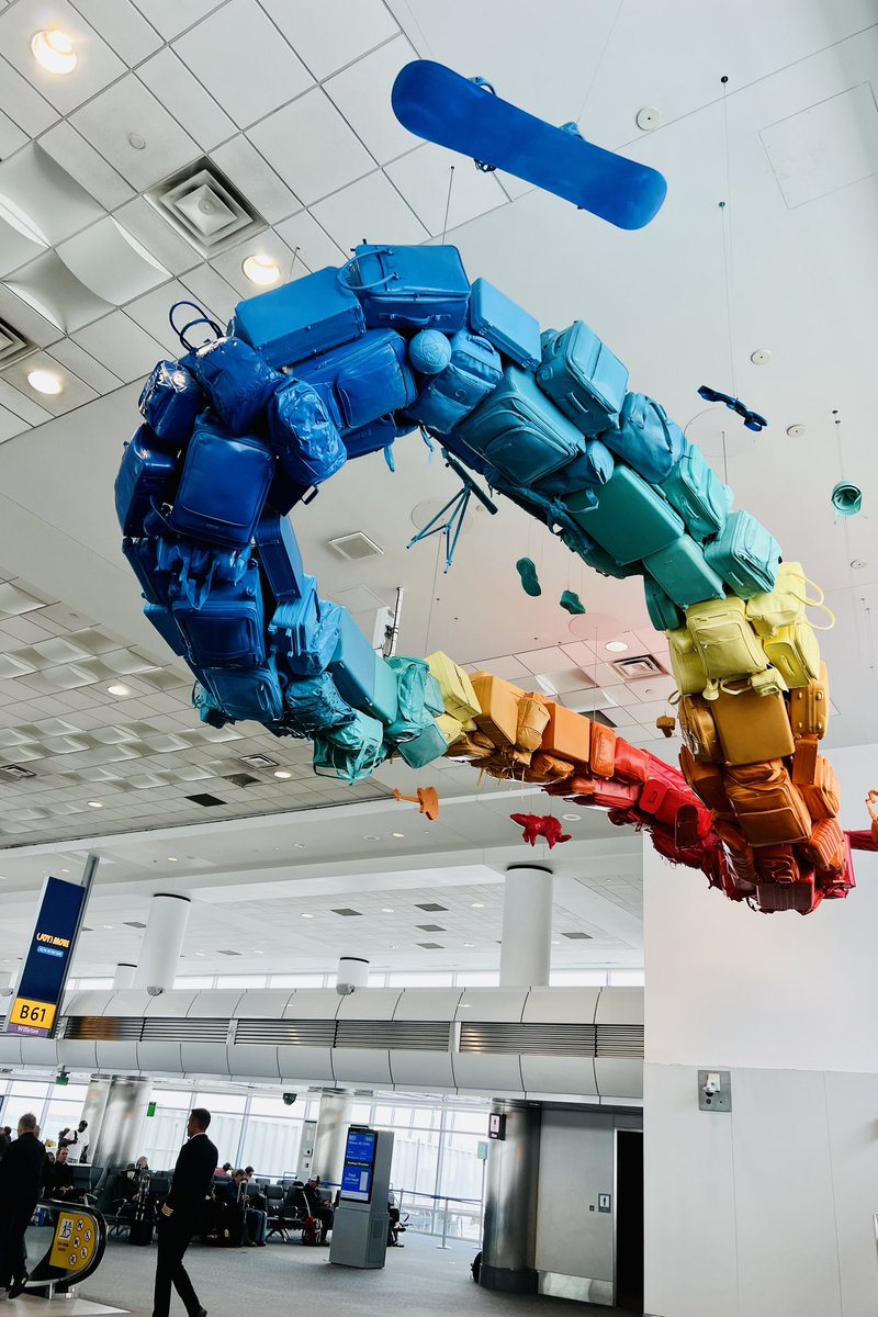 SalekSeraj's tweet image. Saw this mural by Thomas Evans at DEN: It’s Not What You Take, It’s What You Bring Back.

TTC’s 300+ permanent artworks do the same - bringing meaning, memory and identity to our transit spaces.

#PublicArt #TTC #ArtInTransit #Infrastructure #PoetryInMotion Photo by @SalekSeraj