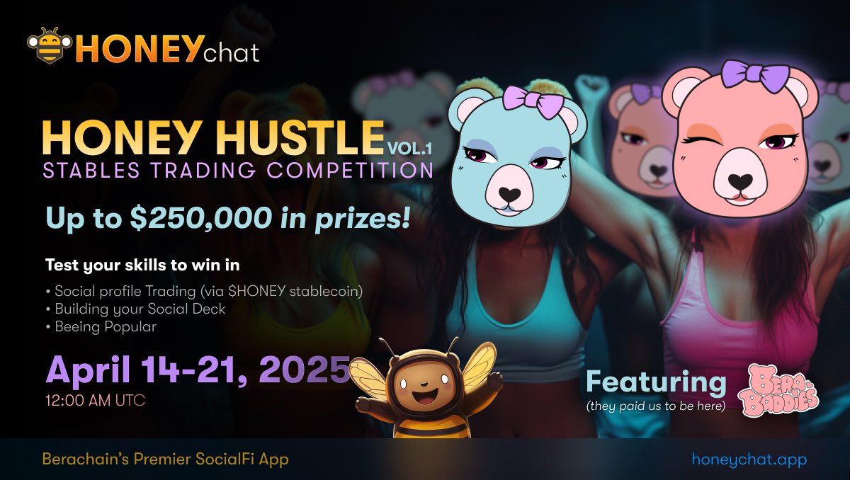 Honey Hustle Vol. 1 Leaderboard Update!

Check out the current leaderboard spots and what those positions are worth at current trading volume 👀🔽

*Up to $1M Trading Volume ($50K Pool)*

ONLY 2 DAYS LEFT!