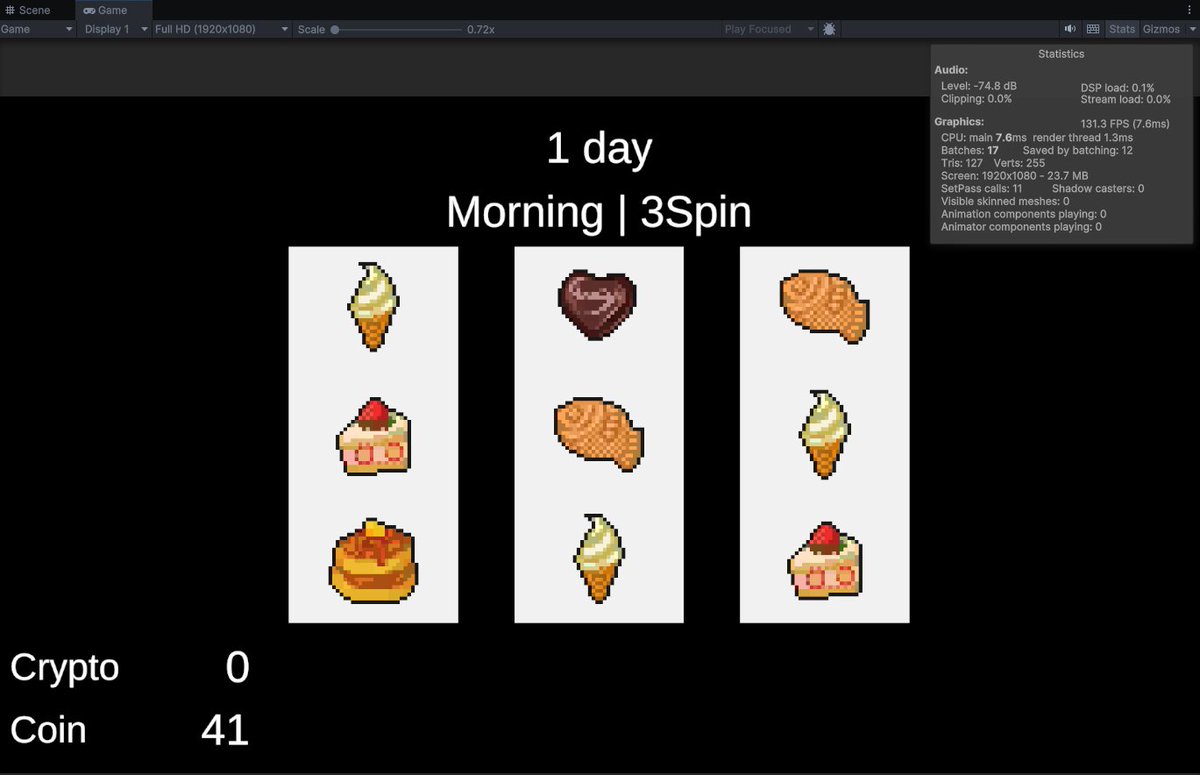 kuma_hacker's tweet photo. 現在、フリーランスエンジニアとして働きながら新作のゲームを制作中です。技術検証を兼ねてスロットを作っていますが、またホラーゲームを作るかも。アカウントの更新をぼちぼち再開していきます。 https://t.co/4O2WPxqTbt