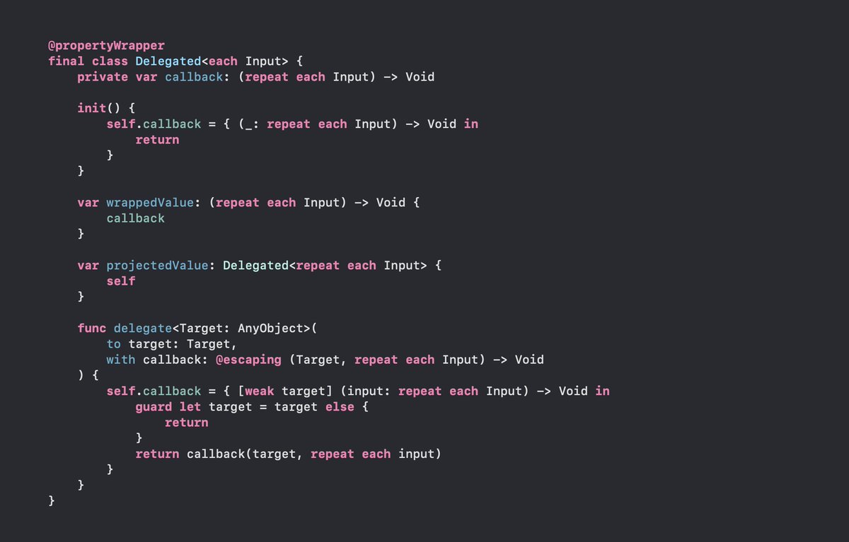 Variadic types in Swift is some truly crazy stuff