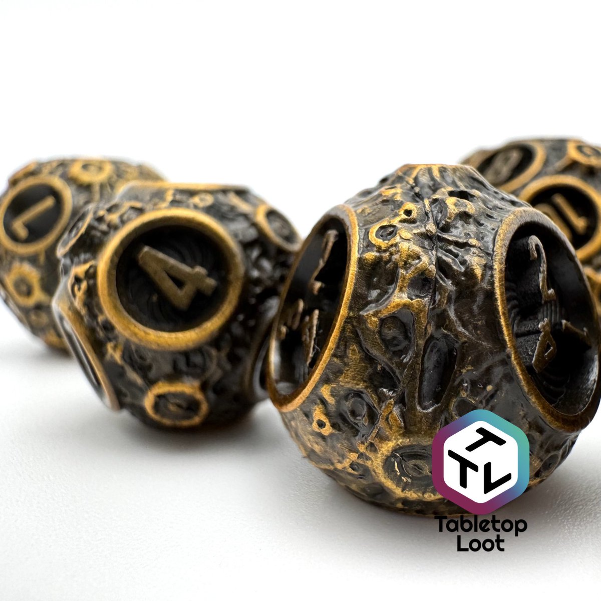 While we’re visiting space, we might witness some meteor activity in the form of some rad metal dice!!!