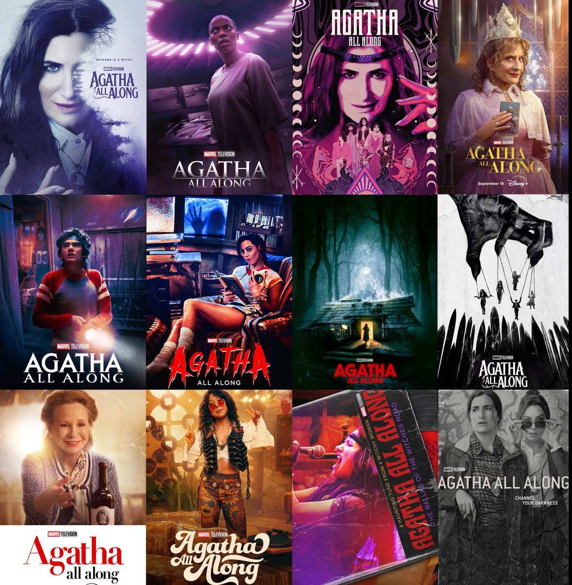 aunteagnes's tweet image. Agatha All Along posters are a core memory at this point &lt;3