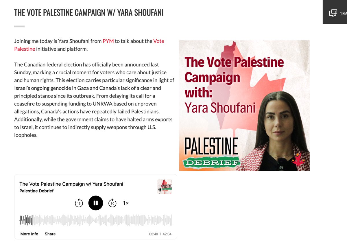EXPOSED: 230 ELECTION CANDIDATES, incl. 14 LIBERALS, signed VOTE PALESTINE PLATFORM, apparently run by PALESTINE YOUTH MOVEMENT linked to TERRORISM &amp; ANTISEMITISM - leader HAMAS SUPPORTER
PYM celebrated the October 7th Hamas Massacre
cjpme.org/2025_03_28_yar…