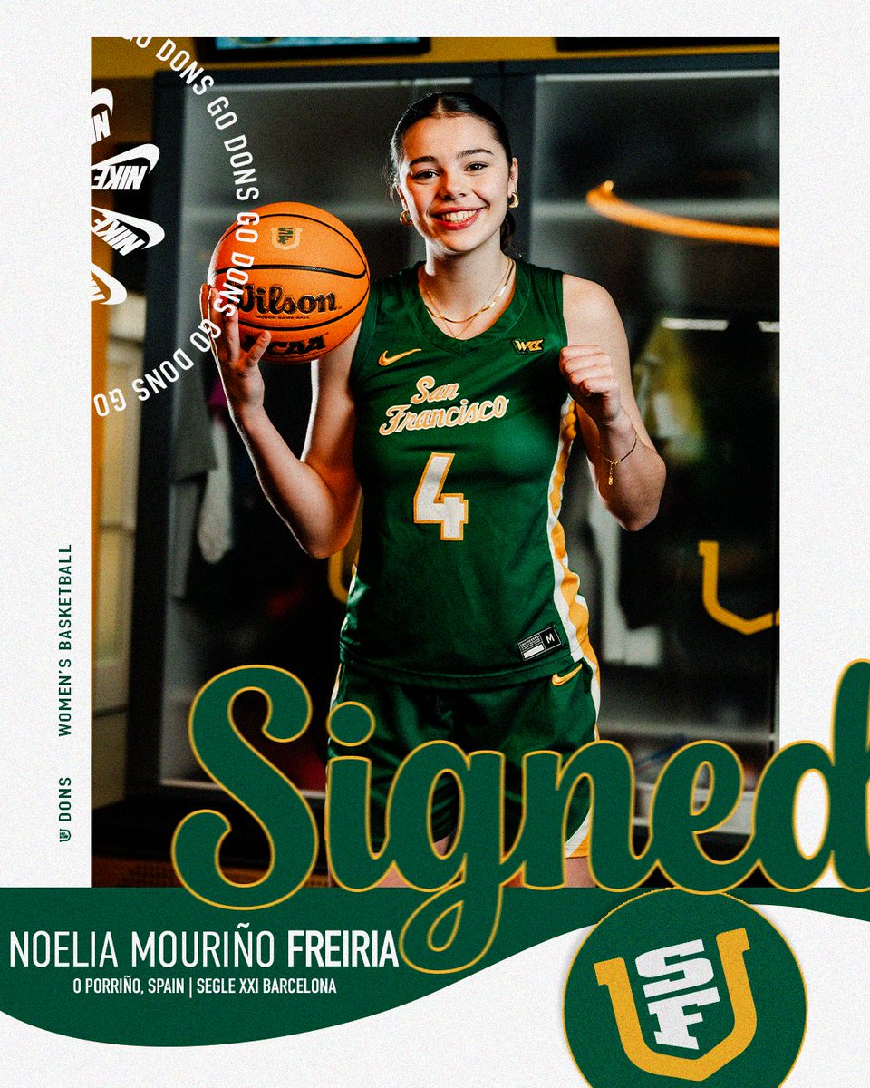 San Francisco Women's Basketball (@usfdonswbb) on Twitter photo Spain โก๏ธ San Francisco ๐
Welcome to the Hilltop, Noelia!
๐ฐ Full Release: bit.ly/4jKC8gh
#USFDons | #WCChoops Spain โก๏ธ San Francisco ๐
Welcome to the Hilltop, Noelia!
๐ฐ Full Release: bit.ly/4jKC8gh
#USFDons | #WCChoops