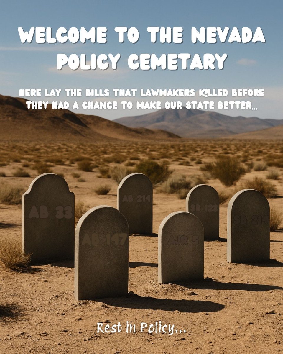 NevadaPolicyRI's tweet image. From school choice 🎓 to government transparency 🕵️♂️, housing stability 🏠 to voter security 🗳️... these bills could’ve made Nevada better. Instead, they were killed off by lawmakers who fear accountability, choice, and reform. Follow us to stay in the loop 🔔