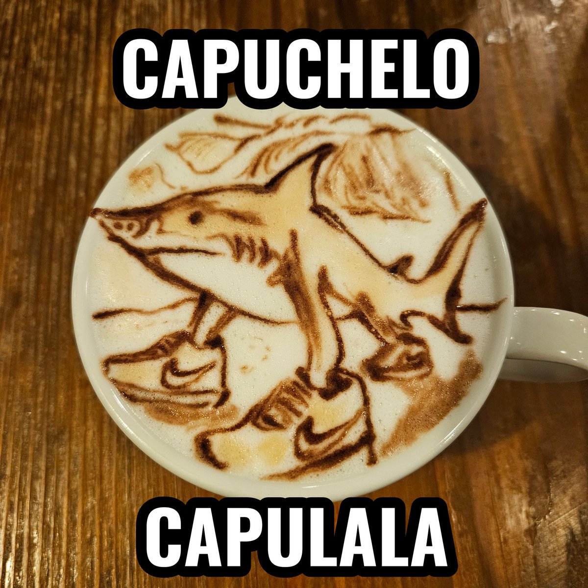 SlenderKun13's tweet photo. Tralalelo Tralala
            =
Capuchelo Capulala

#meme #TralaleroTralala https://t.co/n896IVTNrp