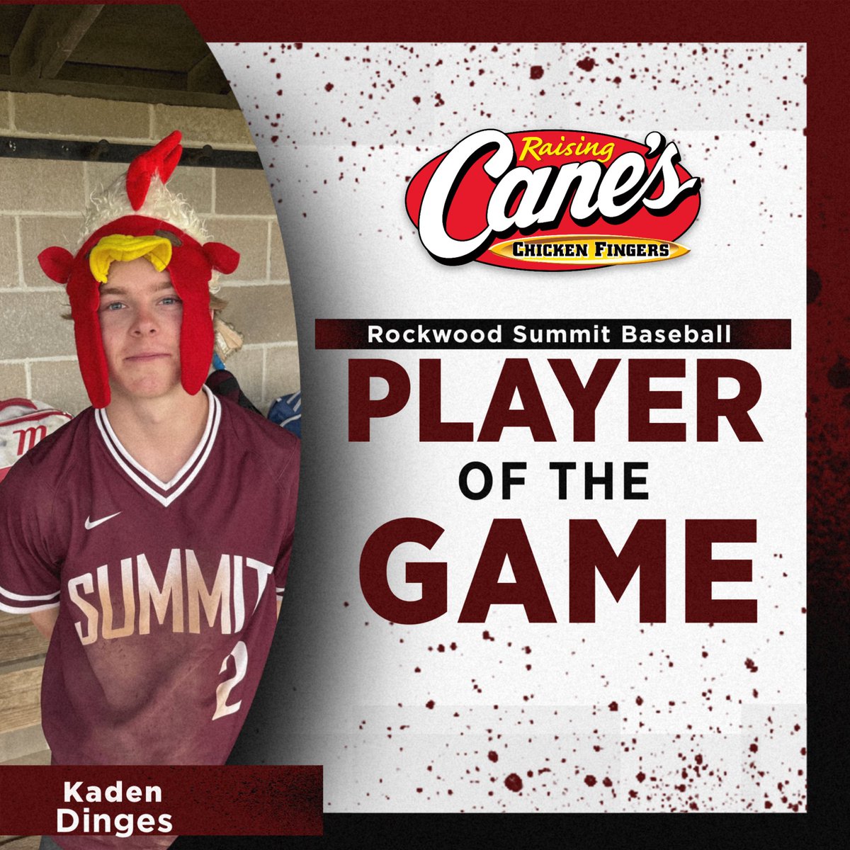 KD comes up big today and earns the Cane’s Player of the Game. He’s been swinging a hot stick and playing good defense. 3-4 with 4R, 2RBI, BB, SB, and a double!