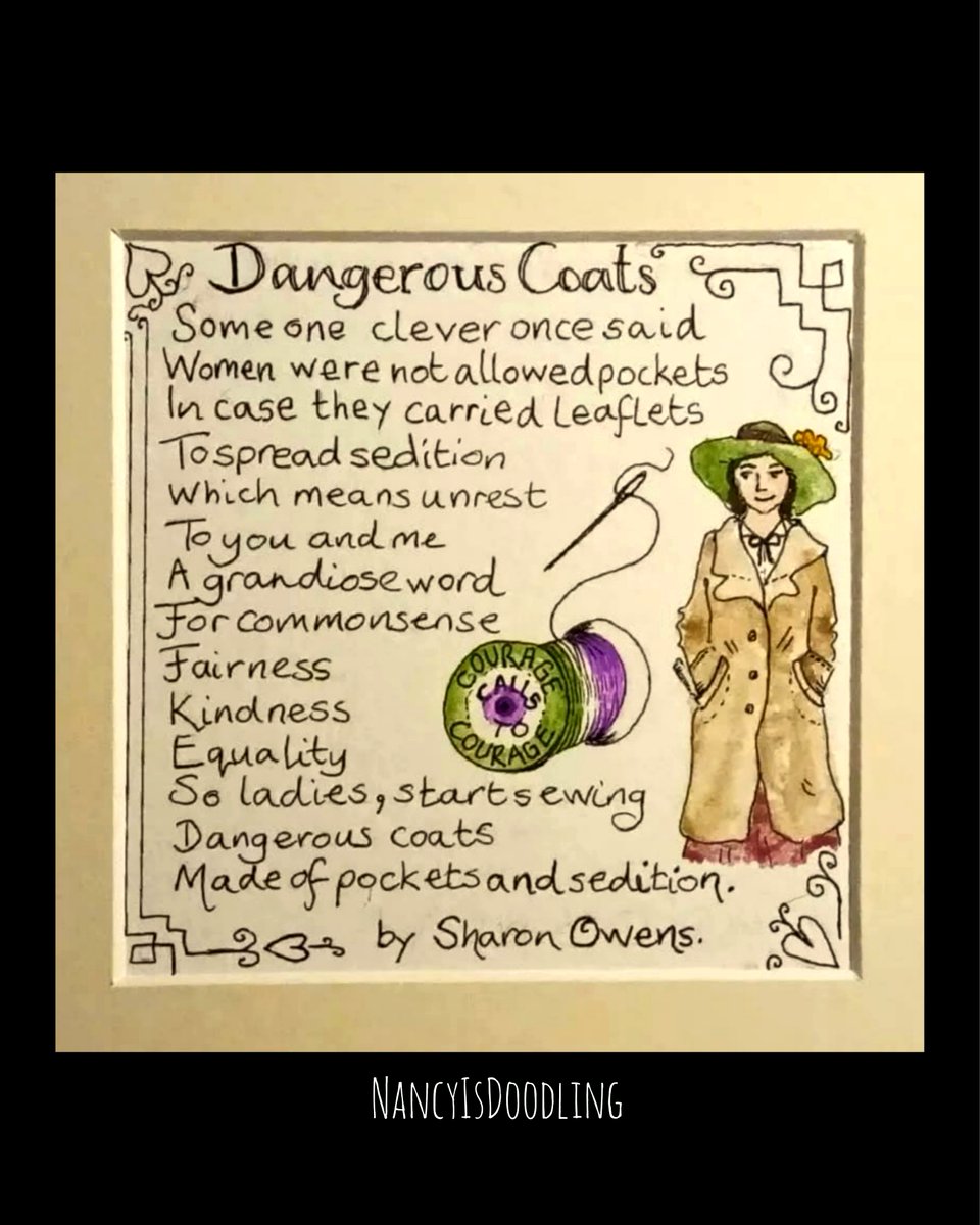 NancyIsDoodling's tweet photo. @AudreySuffolk ...those pockets can be dangerous!
💚🤍💜 https://t.co/banCVezzjG