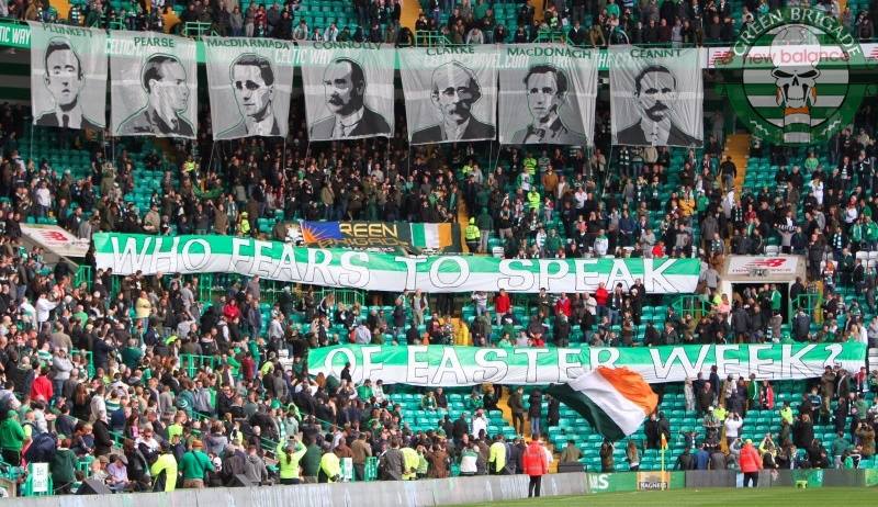 ultras_antifaa's tweet image. PHOTO | Green brigade ultras honour those who fought in the Easter Uprising in Dublin 1916.