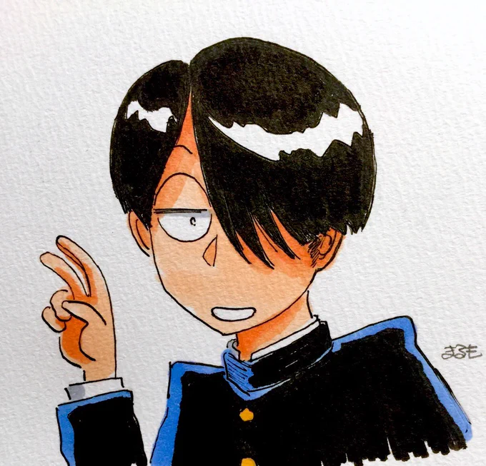 おはようございます(=゜ω゜)ノ10年くらい前に描いた、あ〜るです。 