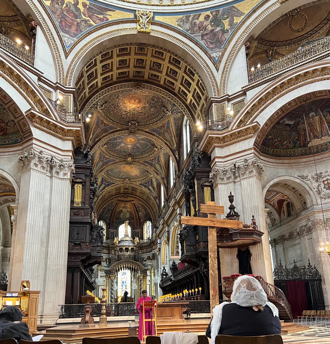 TheOutsider40's tweet photo. After three hours @StPaulsLondon it was good to join the St Katherine Greek Orthodox Church in their service of Lamentation and Holy Friday Procession. https://t.co/XHj1gylyon